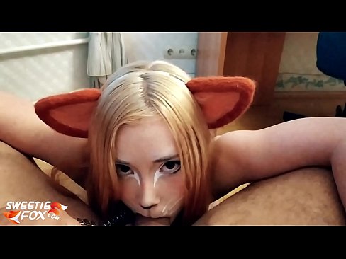 ❤️ Kitsune nqos dick thiab cum hauv nws lub qhov ncauj ❤️ Anal video ntawm peb  ❌ Ib